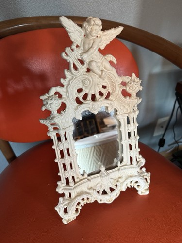 Vintage table top mirror - top,